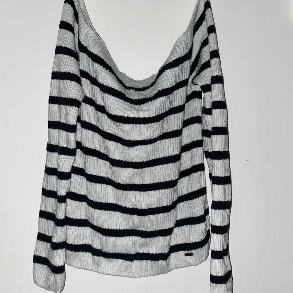 Off the shoulder sweater